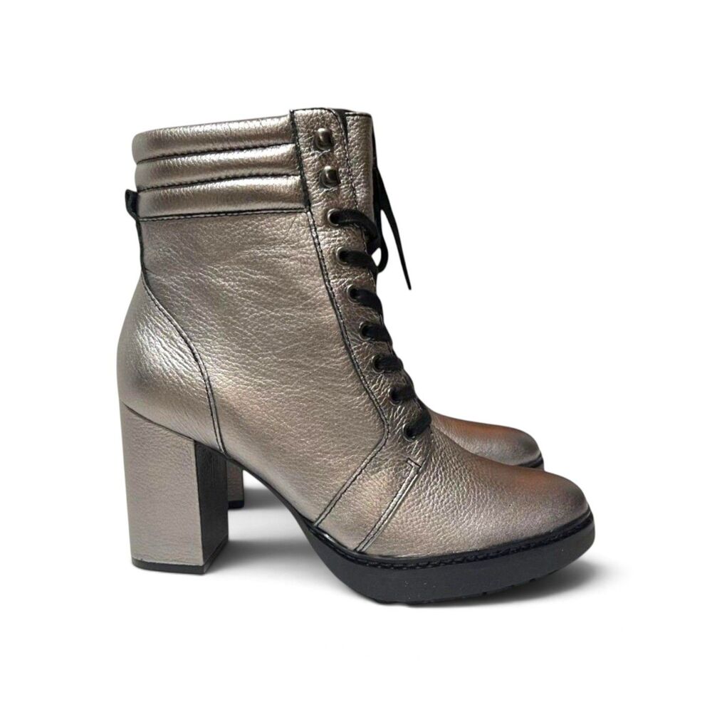 NATURALIZER Women's Callie2 Pewter Ankle Boot, NEW! Size 8.5